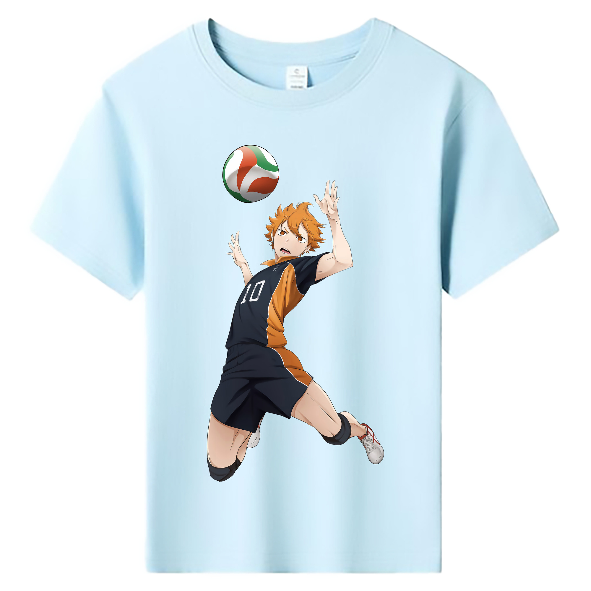 （画像用） ハイキュー!! Haikyu!! 綿100％キッズTシャツ（フロントプリント）